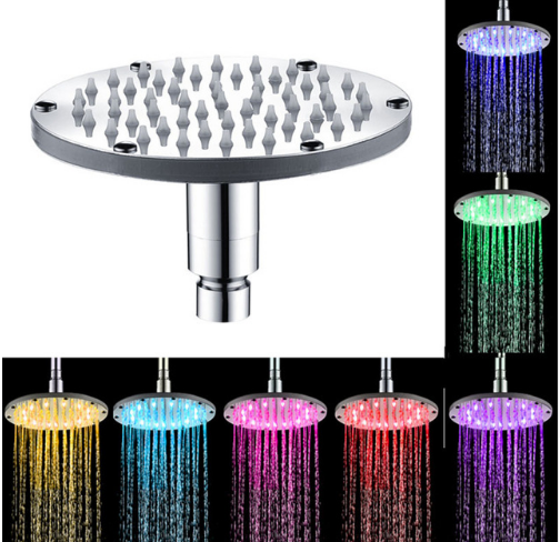 Colorful 7 Colors Change LED Shower Head Bathroom Bathroom Shine Water Faucet - Susus-shop